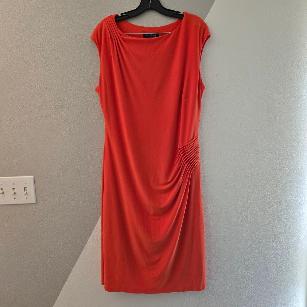 Lauren Ralph Lauren draped sheath dress 16